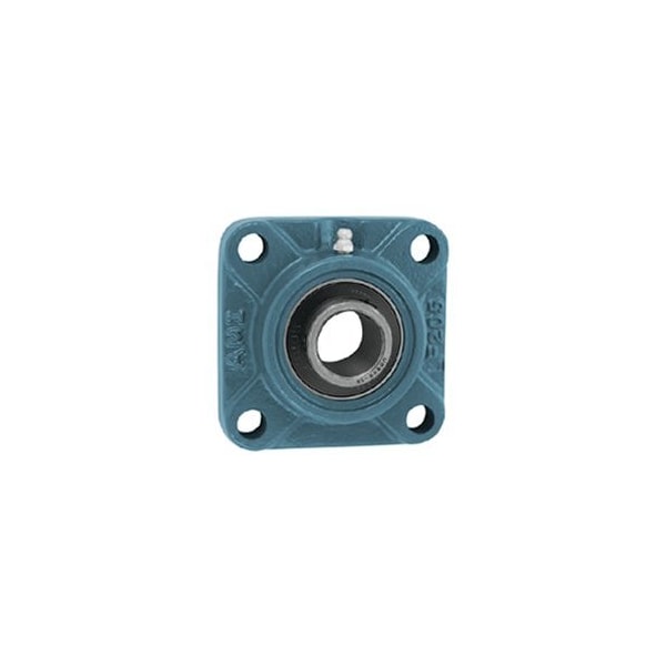 SINGLE ROW BALL BEARING - 55MM WIDE SET SCREW 4-BOLT FLANGE